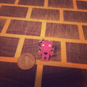 Pink robot adjustable ring